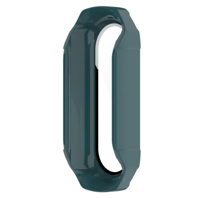 Cubierta protectora de cobertura completa Protector de pantalla 2 en 1 para Miband 6 7 Band 5 4 funda de reloj película protectora vidrio suave antiarañazos