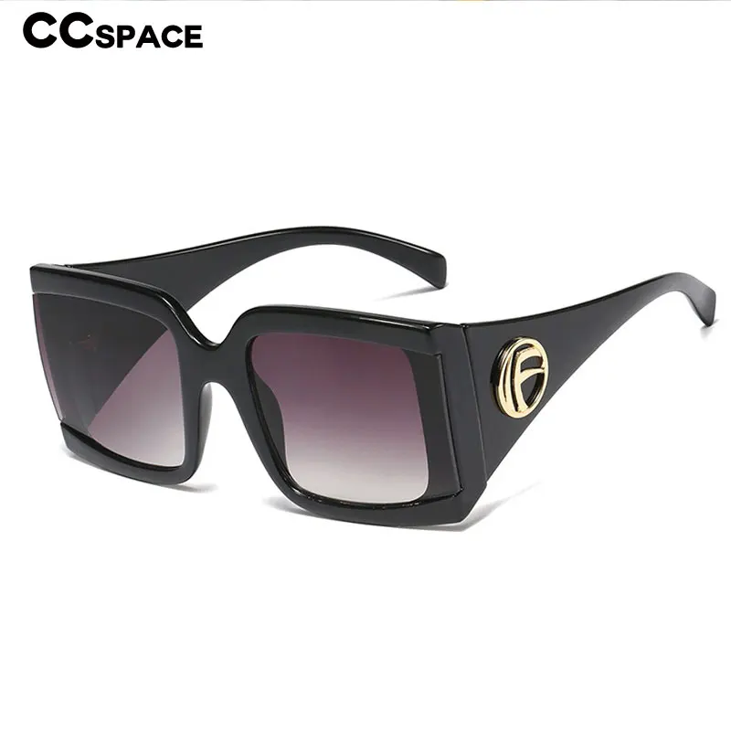 45891 Big Frame Square Sunglasses Men Women Fashion Shades UV400 Vintage Glasses