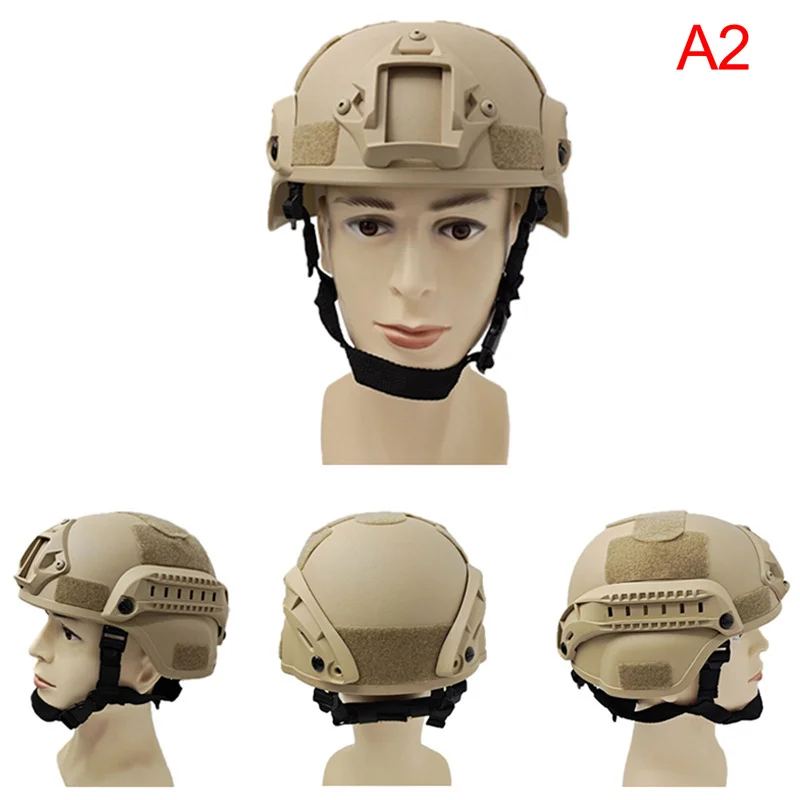 Casco militar táctico para exteriores, equipo de protección para montar, Painball