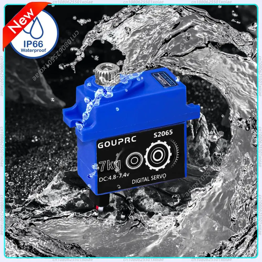 

7KG Waterproof RC Digital Micro Servo with Horn Metal Gear Servo Digital Servo for 1/10 RC Crawler Car SCX10 III TRX4 TRX6