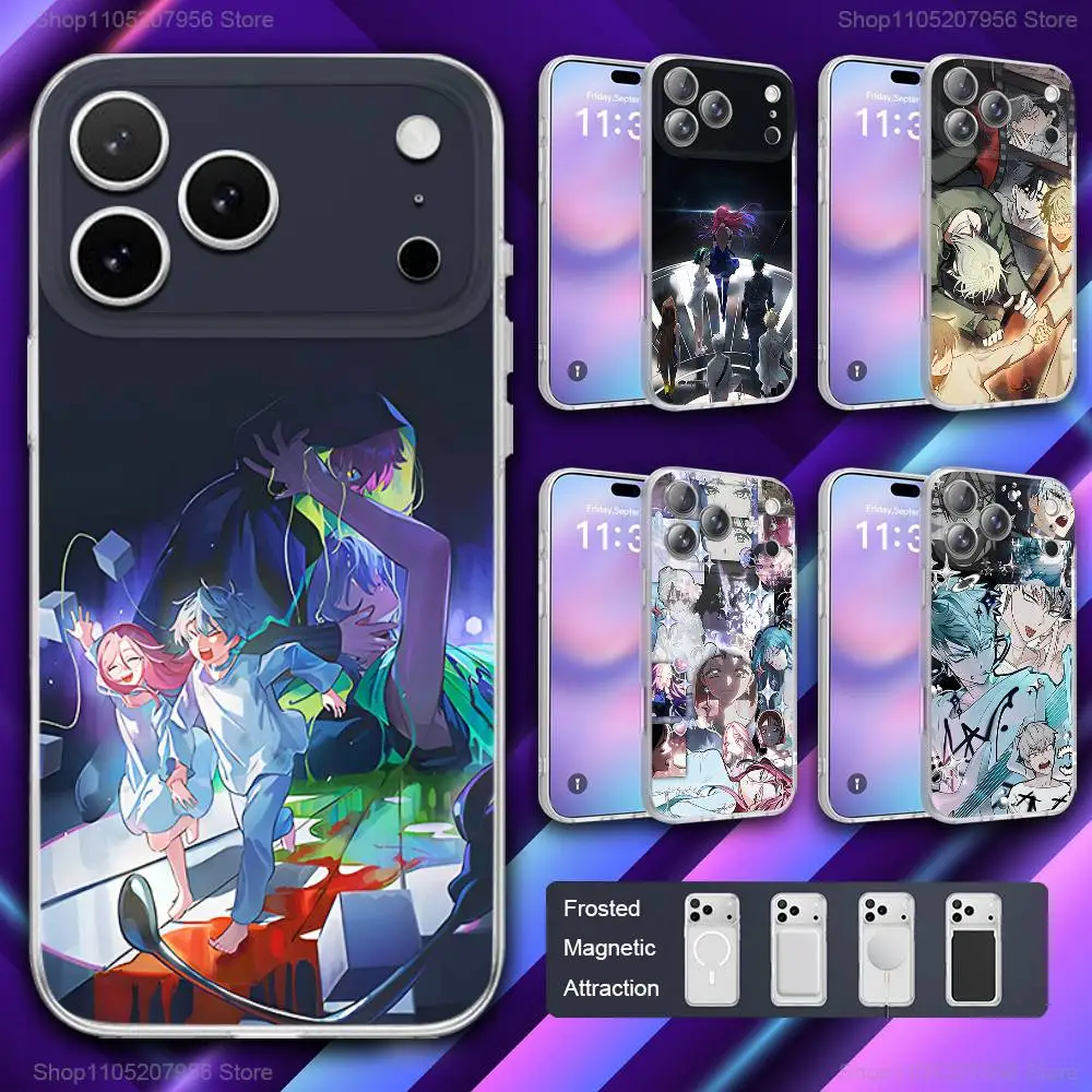 

A-Alien S-Stages Anime Phone Case For iPhone 11,12,15,14,13,17,16,Pro,Plus,E,Max,Air,Mini Magnetic Frosted Cover