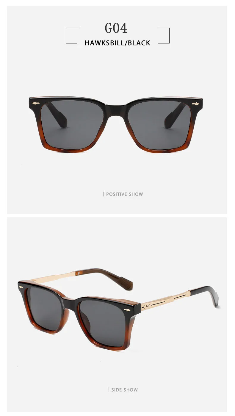 Mode Sonnenbrillen Frauen 2025, Vintage Quadrat Sonnenbrille Männer Retro Brille Dropshipping Gafas De Sol Hombre Lunette Soleil Femme – Detail 15