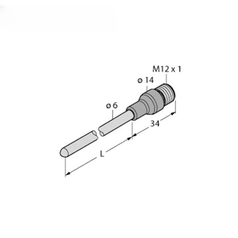 

Original genuine temperature detection probe TP-206A-CF-H1141-L050 temperature detection