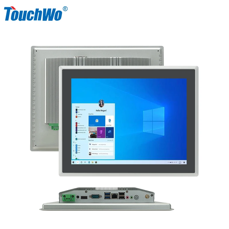 10/15 Inch Quad Core Industrial Touch Panel PC Embedded Mount LCD Touchscreen Display