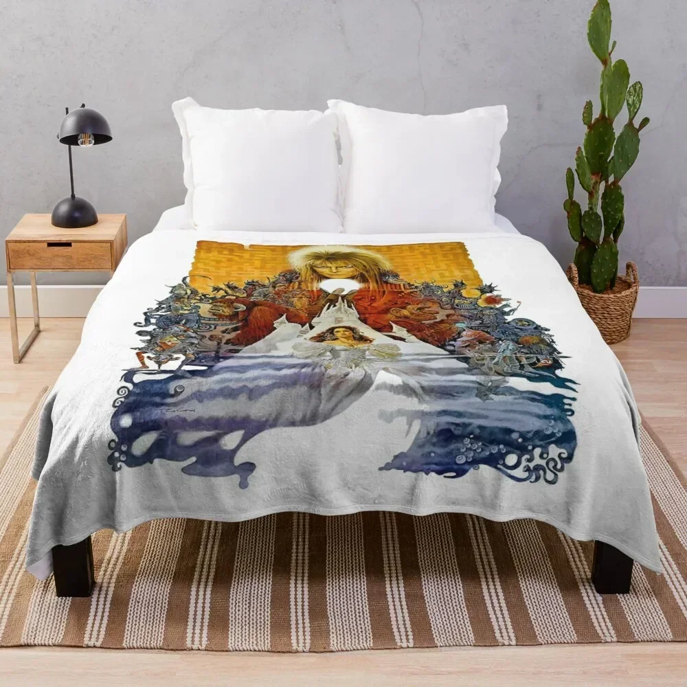 

The Realm of the Goblin King Throw Blanket Modern Design Soft Blanket for Home Decor