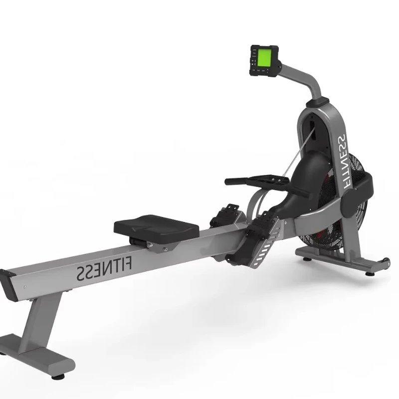 

Indoor Foldable Fitness Air Rowing Machine Customizable LED Screen Home Use Spinning Bikes Portable Indoor Rower