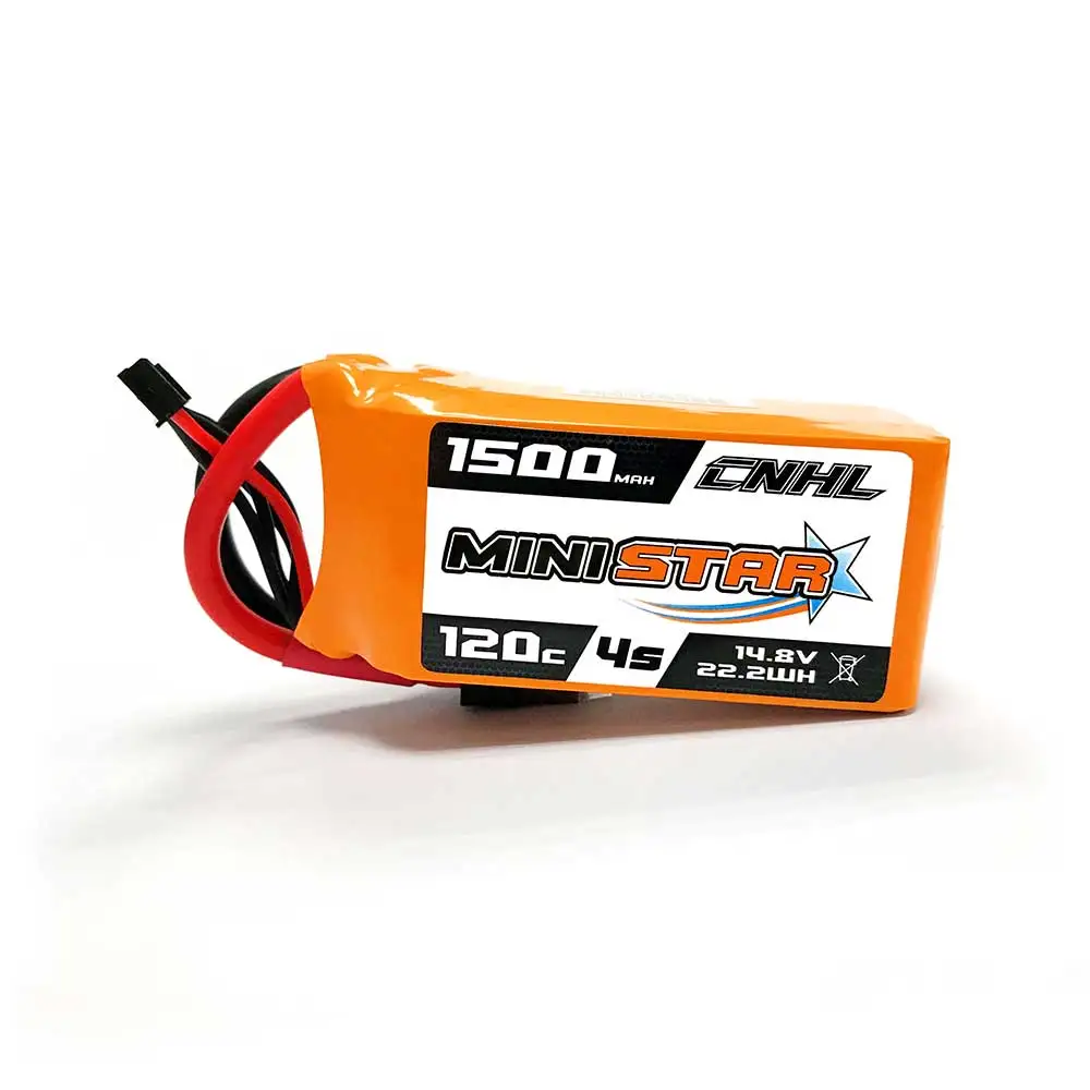 CNHL 4s 14.8v 1500mAh 120c batteria Lipo con spina XT60 per Rc Drift Car Airplane Boat Parts accessori 1/2 pz