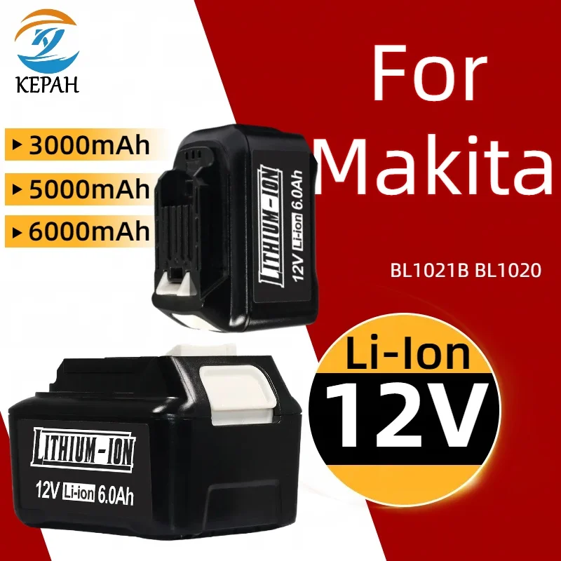 12 فولت 6Ah بطارية ليثيوم أيون لماكيتا الحفر الكهربائية بطارية قابلة للشحن استبدال BL1015 BL104 DF331D أدوات كهربائية بطاريات P108