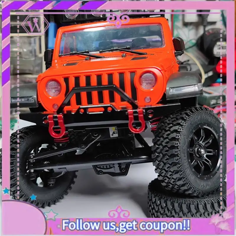 

Upgraded Metal Front And Rear Bumper With Tow Hook For MN128 1/10 RC Car Upgrade Parts Accessories