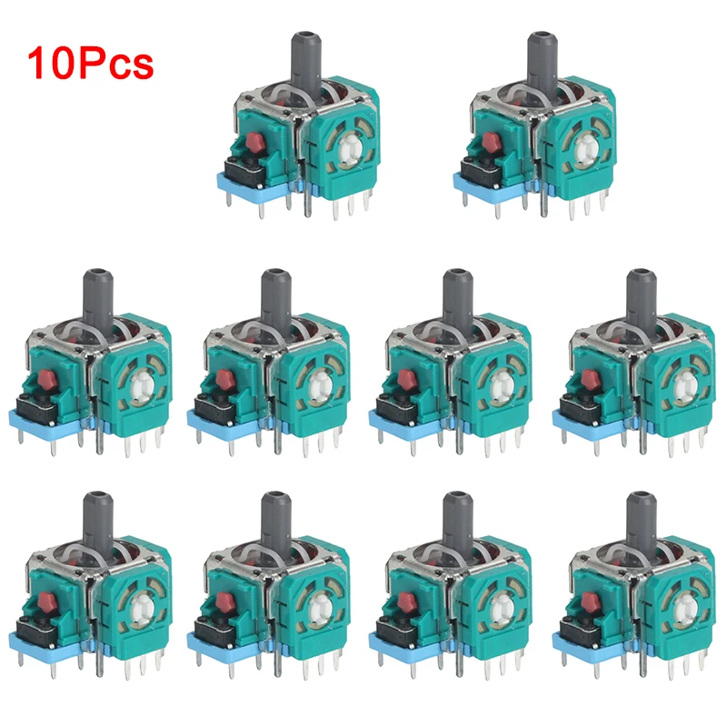 10Pcs/5/1Pc 3D Analog  Module Replacement Controller Joystick  Analog Thumb Sticks Repair Acessory for ps5