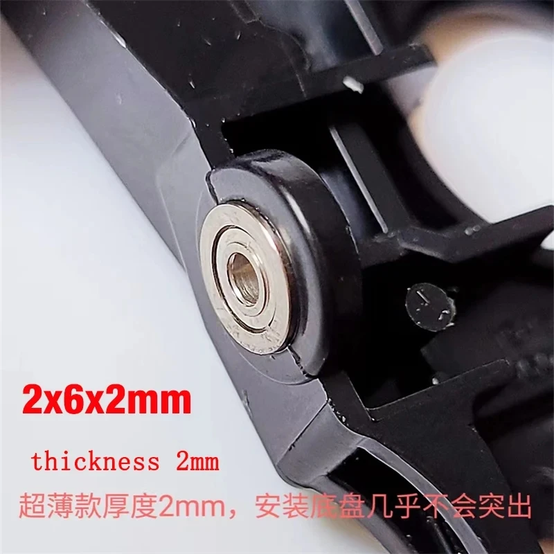 24Pcs Mini 4WD 620 Double Sealed Ball Bearing 2*6*2 Common to All 4WD Chassis