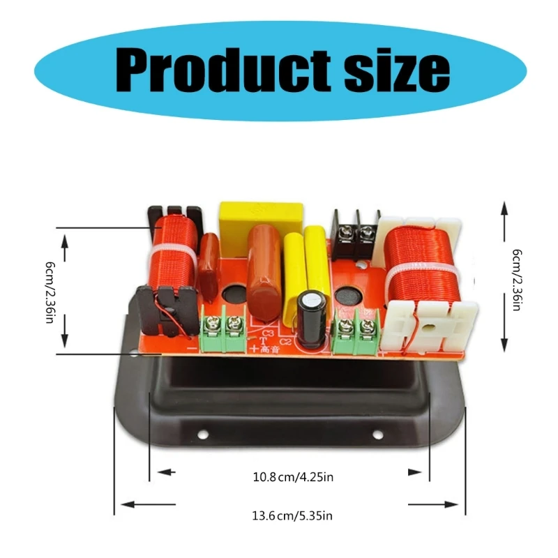 Auditieve Auditieve Frequentieverdeler 350W Verstelbare 2PCS Set Easy 87HC