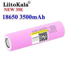 3500mAh battery 18650 rechargeable 20A Ontlading INR18650 35E 3.7V Li-Ion Oplaadbare Battery pilha 3 7v recarregavel 18650