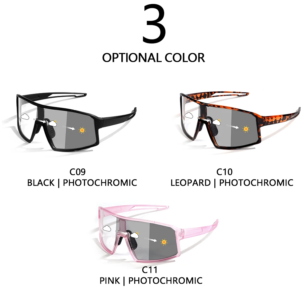 CRIXALIS خمر إطار كامل النظارات الشمسية اللونية للرجال الرياضة الدراجات تشغيل نظارات شمسية مضادة للانعكاس الظل UV400 #5