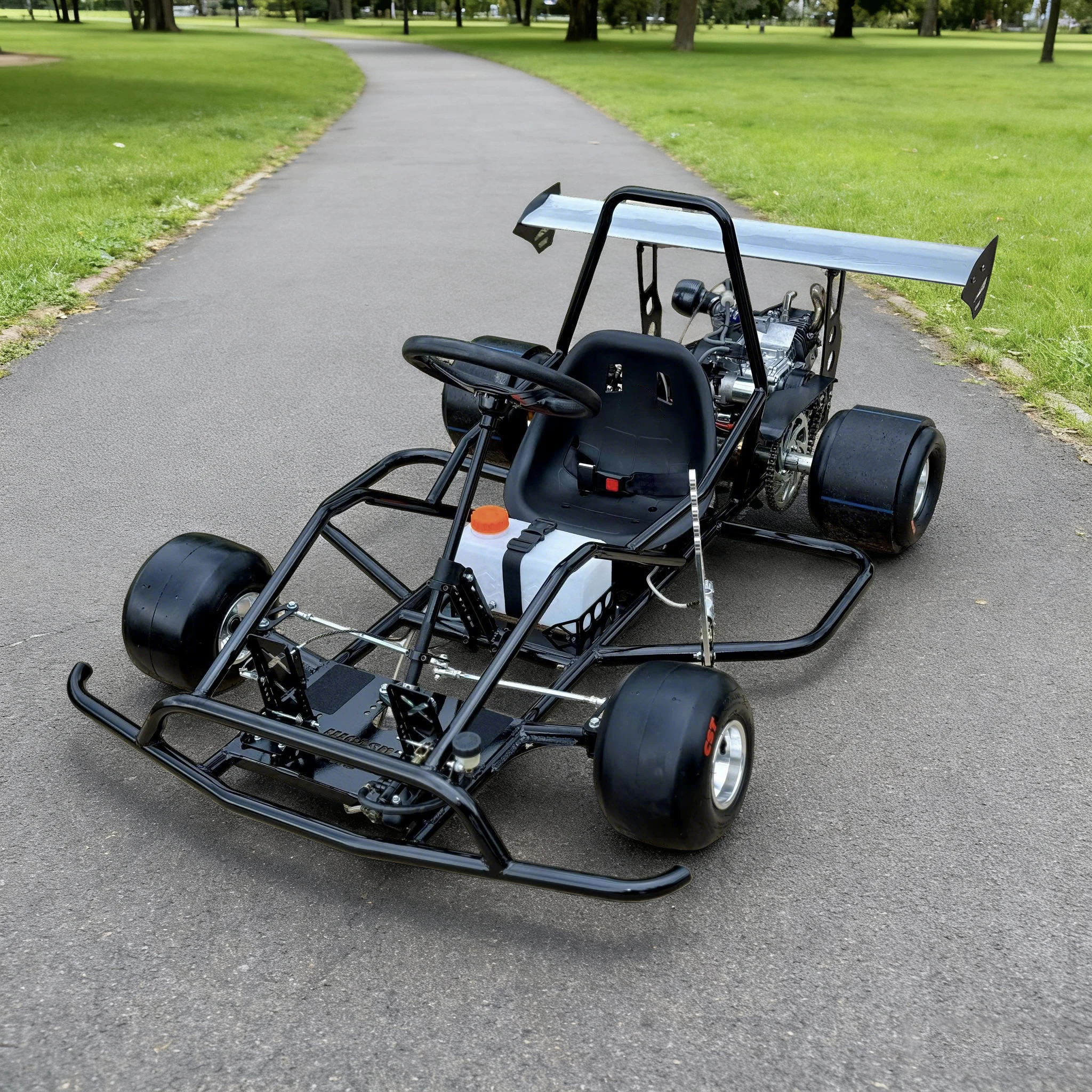 High Performance 2200W Go Kart Sightseeing Bus Scenic Spot Transport Safe Easy To Control For Adventure Experience