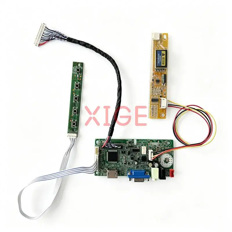 For LP154WX4 LP154WX2 LP154WX5 LP154W01 LCD Display Drive Controller Board Kit DIY 1280*800 1280x800 1-CCFL 30 Pin LVDS VGA+HDMI