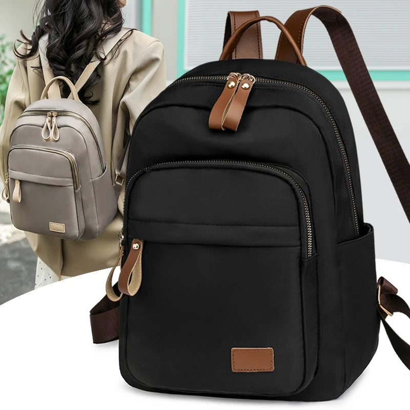 

New 2025 Ladies Lightweight Business Casual Commuter Backpack Outdoor Sports Fashionable Waterproof Bag Simple Design