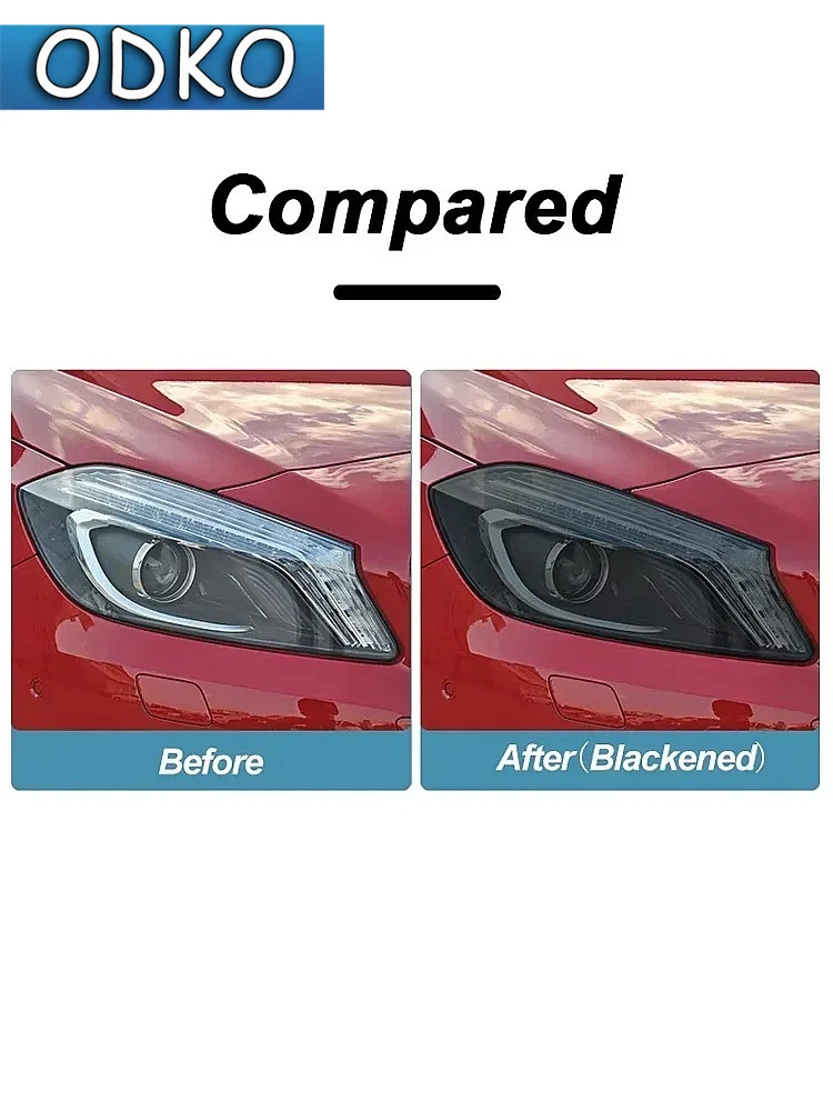For HONGQI H5 HS5 H9 2019-2023Car Accessories Exterior Headlight Anti-scratch TPU Protective film Anti-scratch Repair film Refit