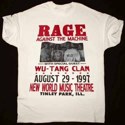 New Rare Rage Against the Machine Tour Cotton All Size T Shirt 1CM1831 long or short sleeves