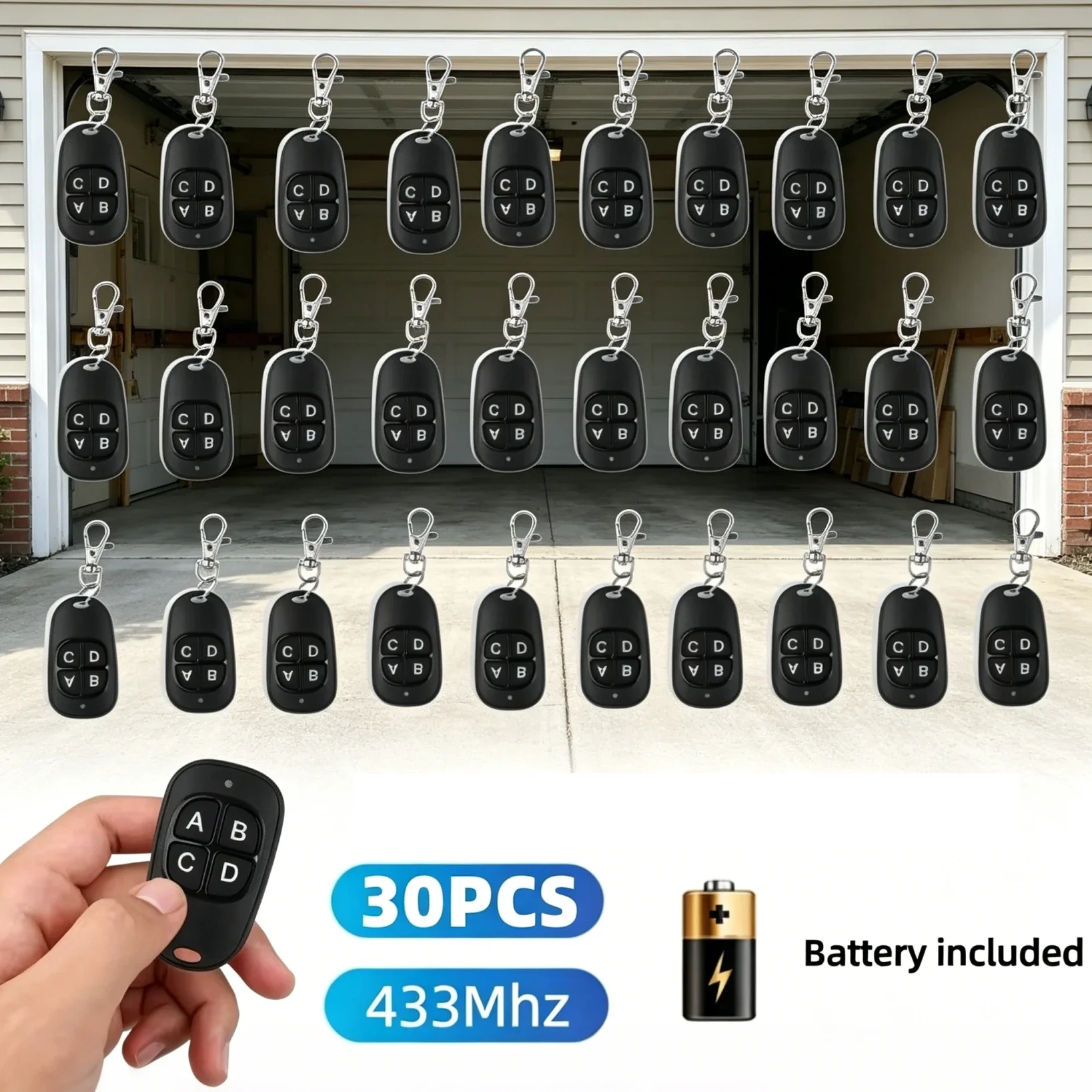 dixsg-433mhz-copy-remote-control-for-electric-garage-door-opener-–-wireless-duplicator-clone-cloning-code-key-fob