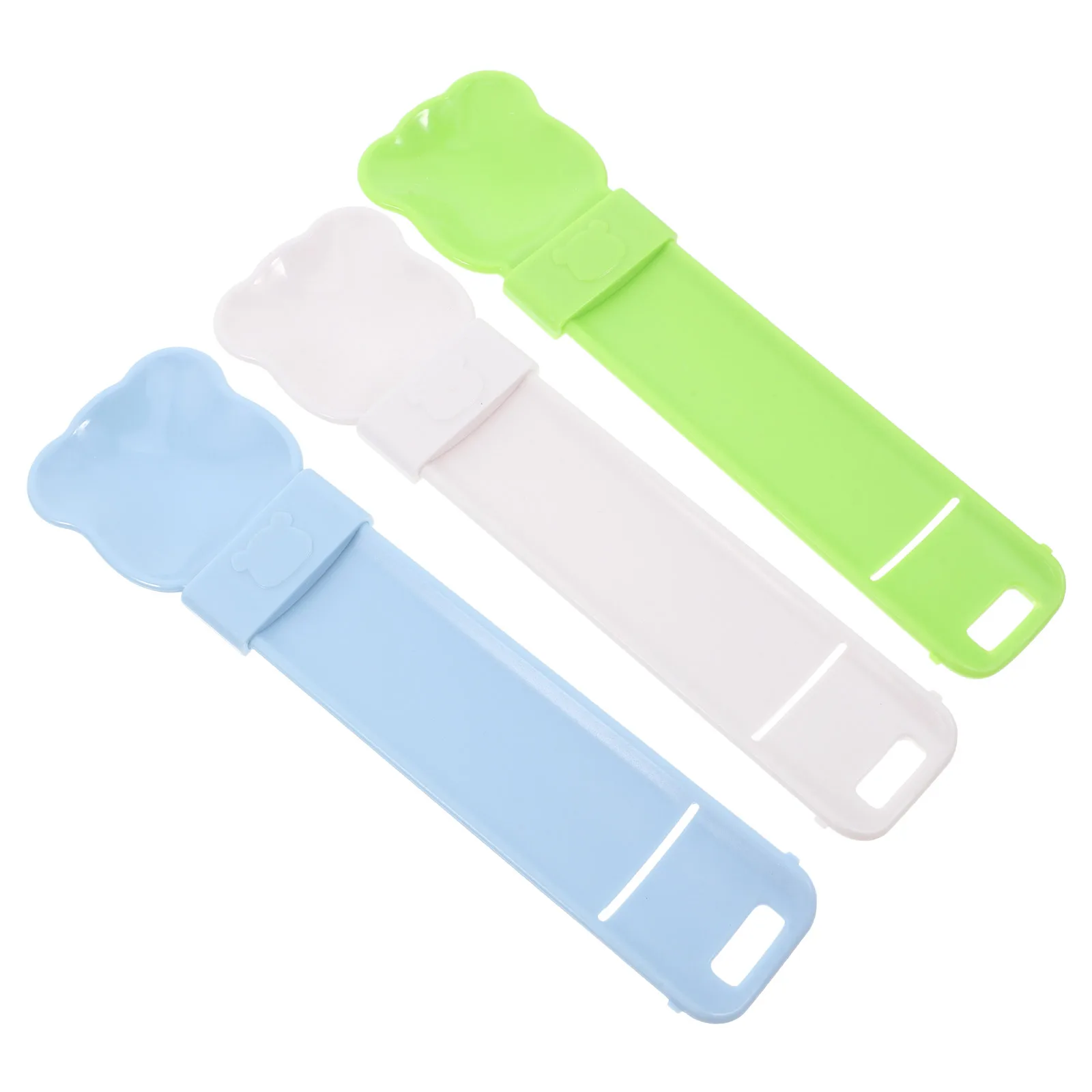 

3 Pcs Cat Treat Spoon Wet Food Feeder Squeezy Spatula Abs Scoop Easy Cleaning Pet Utensil Snack Dispenser Health Material Cat