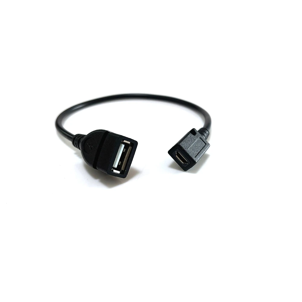 USB 2.0 Charge Sync Male Standard Type A To Micro USB Female Adapter Cable