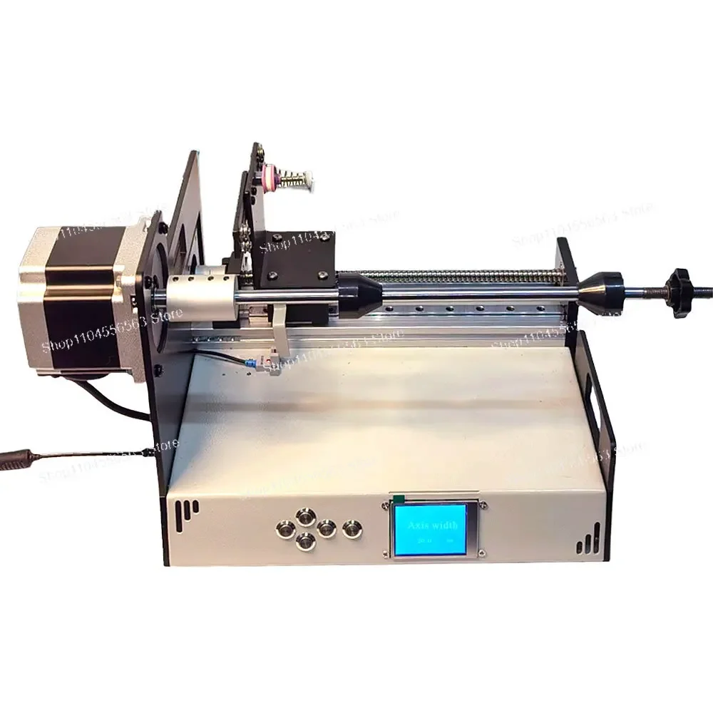 Large Automatic Traverse Coil Winding Machine for Fiber Optic & Tube Amp Transformer & Nylon Thread, High Precision DIY