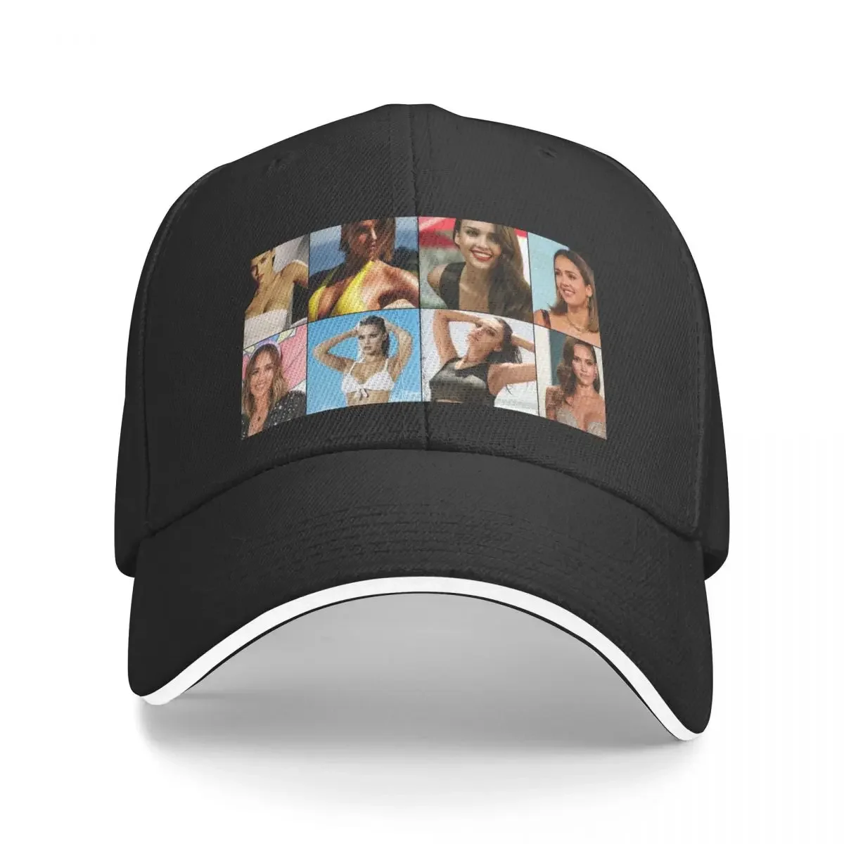 Jessica Alba Photo Collage Baseball Cap Custom Cap Sun Hat For Children Women's 2024 Men's