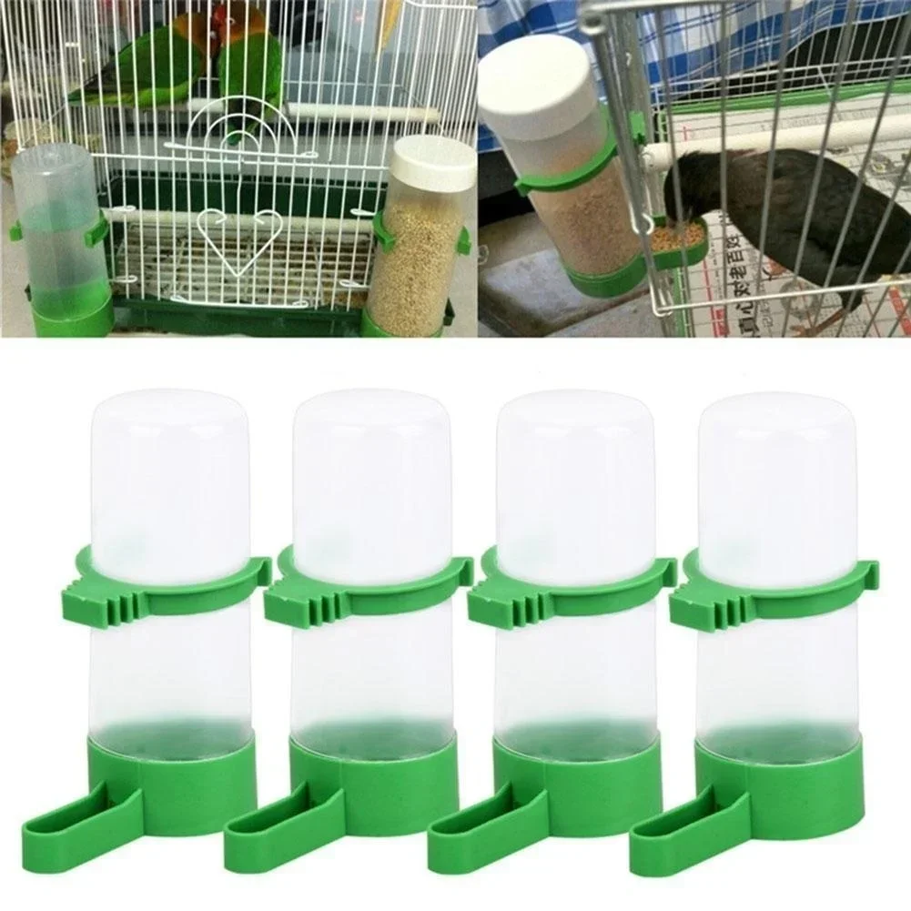 1pc Vogel häuschen Tränke Trinker Haustier Clip für Vogel häuschen Papagei Haustier Wassersp ender landwirtschaft liche Geräte (Größe: m/l)