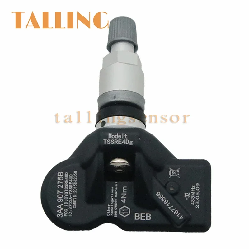 3AA907275B TPMS Sensor Tire Pressure Sensor 433Mhz For Volkswagen CC Passat Tiguan 2007-2015 New 3AA907275 3AA907275D