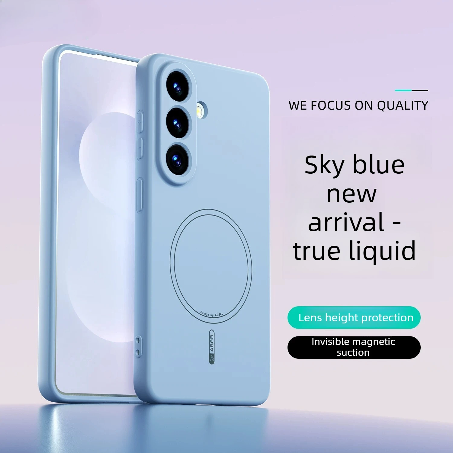 Чехол для Samsung S25FE из жидкого силикона, приятный на ощупь, с магнитной защитой от падений, для Samsung Galaxy S25 FE, с поддержкой беспроводной зарядки