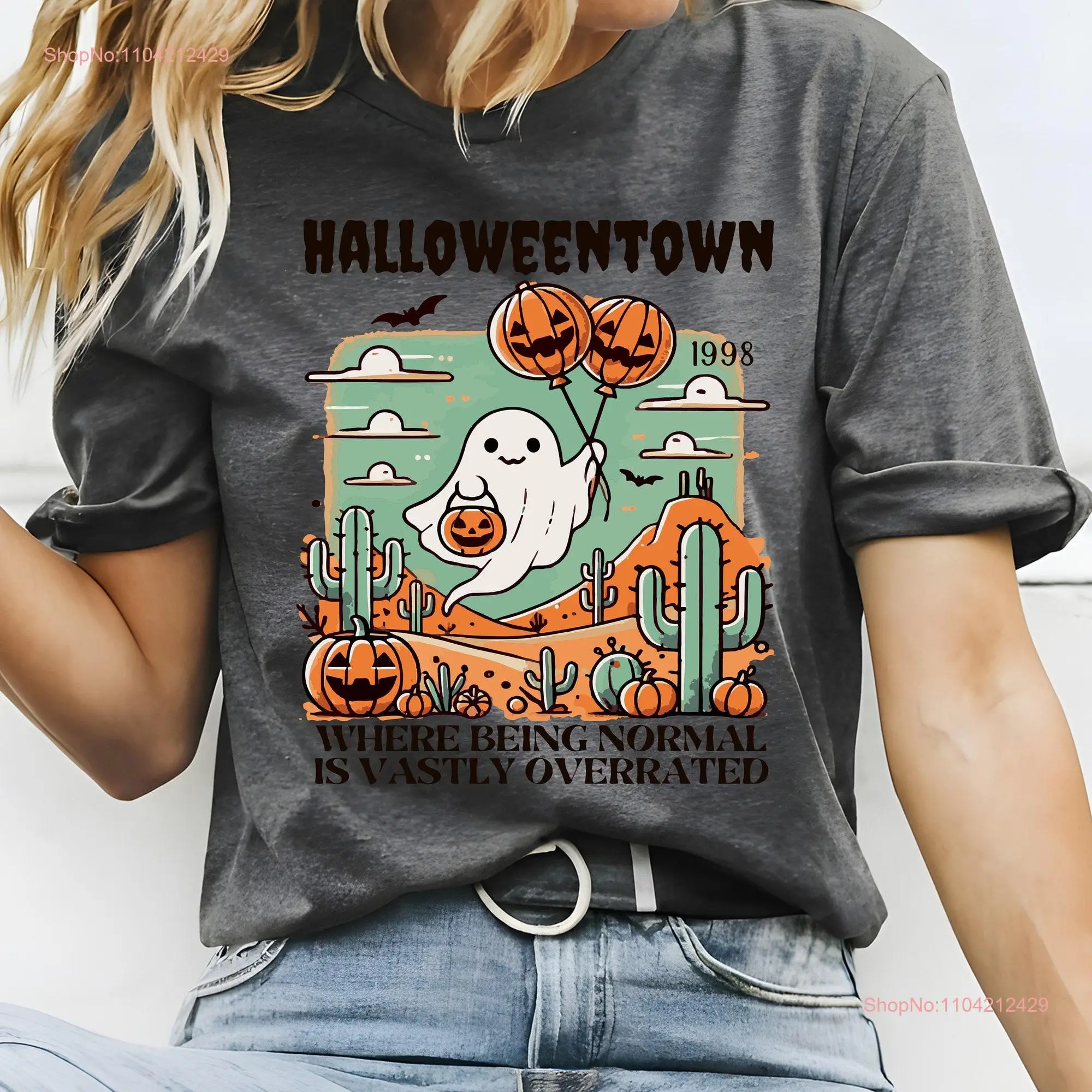 Halloweentown Being Normal Is Vastly Overrated T Shirt Jersey  Spooky Halloween long or short sleeves