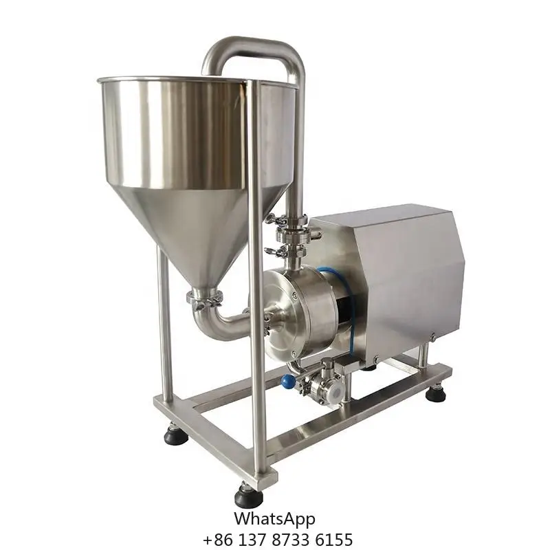 

TRL-B High Efficiency Sanitary In-Line Homogenizer High Speed Blender For Cosmetic Lotion Cream Juice Processing