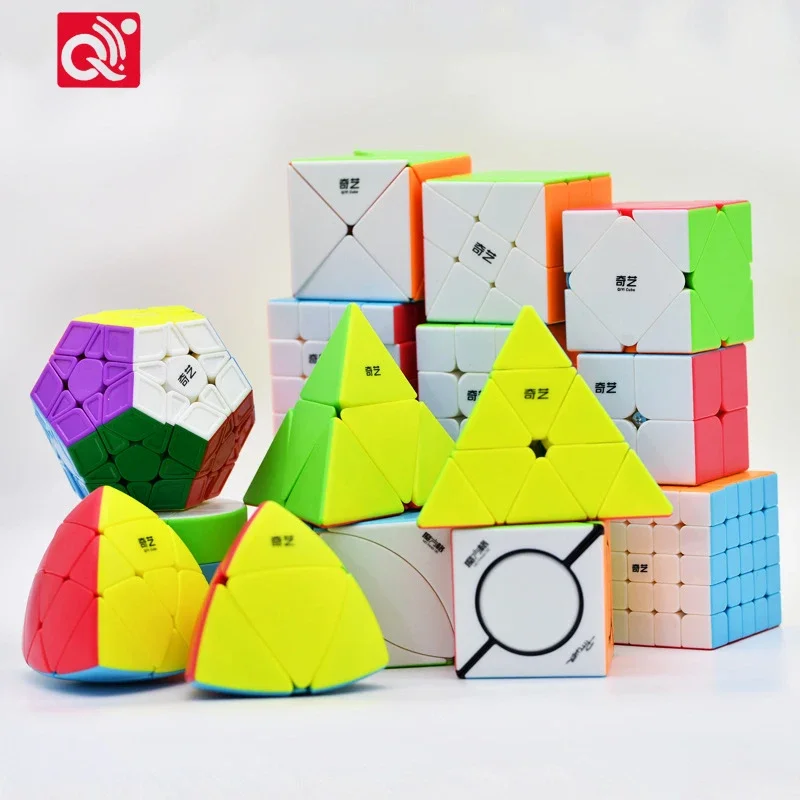 QIYI 2x2 3x3 4x4 5x5 Puzzle Qiyi Series Magic Cube QY Special-shaped Kids Toys Gift Pyraminx Skewb Cubo Magico