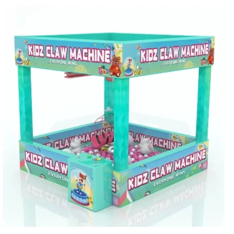 Popular Real People Human Claw Gift Machine Electronic Claw Big Toy Crane Machine 3X3X3 METERS, 110V, BLACK