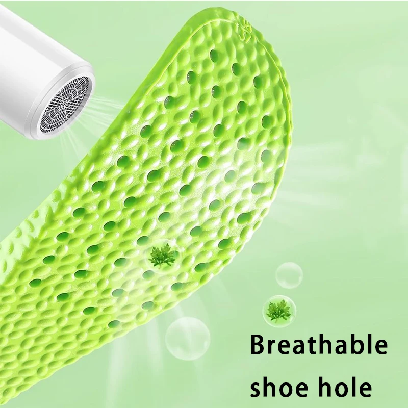 1Pair/2Pair Height Increase Sports Insole Air-Cushioned Shock-Absorbing Insoles Men Women Breathable Comfort Insoles, image 4