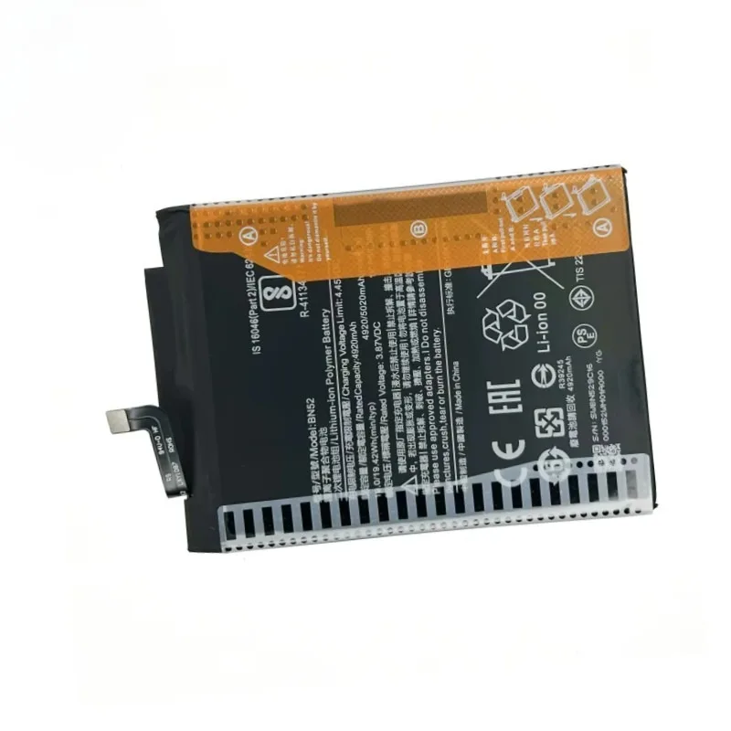 Replacement battery 3.87V 5020MAH BN52 suitable for M2003J6B2G mobile phones fast delivery
