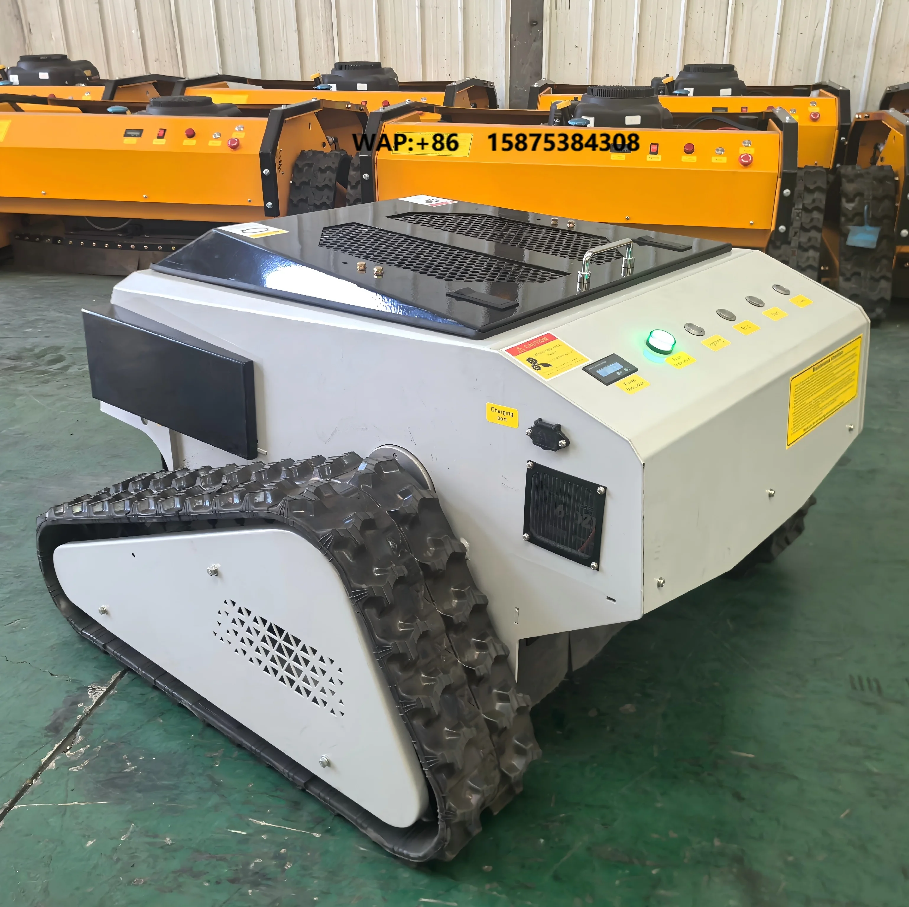 High Quality Stable Performance CE Approved Electric Start Residential Area Remote Control Lawn Mower