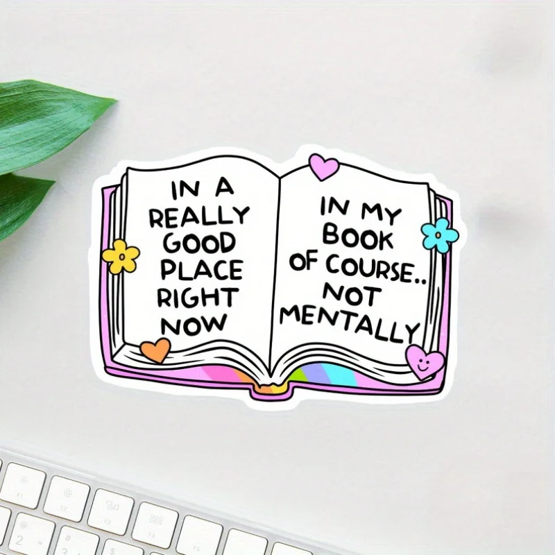 Colorful Heart-shaped and Flower Stress Relieving Stickers, Durable and Fun Gifts, Suitable for Readers and Laptop Decoration