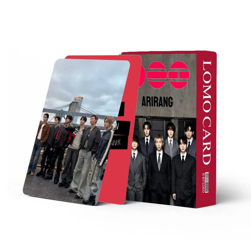 New styles  55Pcs BT21 Lomo Cards J-HOPE JIMIN V JUNGKOOK HD Photocards Kpop Idol Photo Cards Fans Collection Gift Postcard