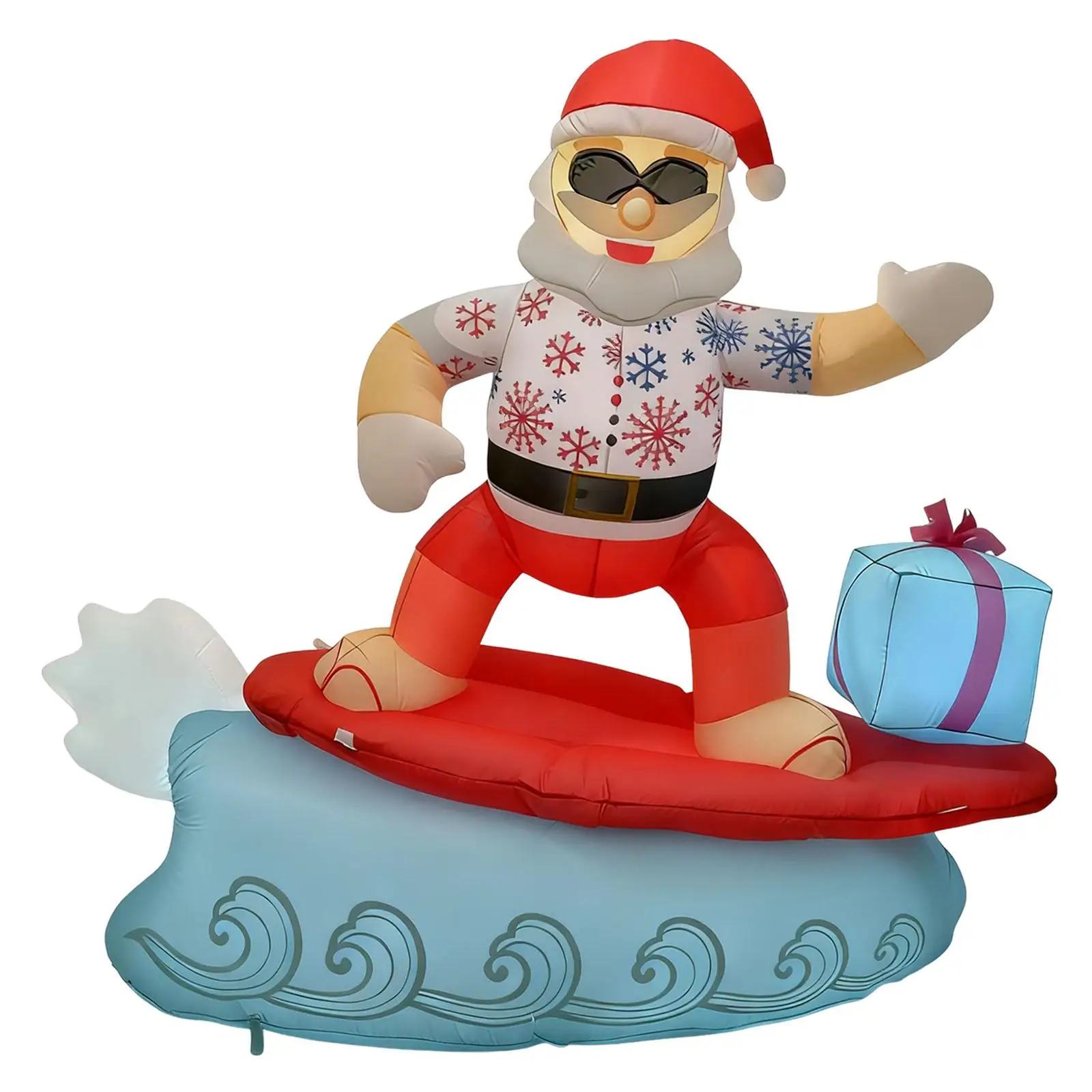 

Рождественский надувной двор Санта-Клауса, уникальный газон, рождественский креативный реквизит, задний двор, патио, большой декор для двора, аксессуары, рождественский орнамент