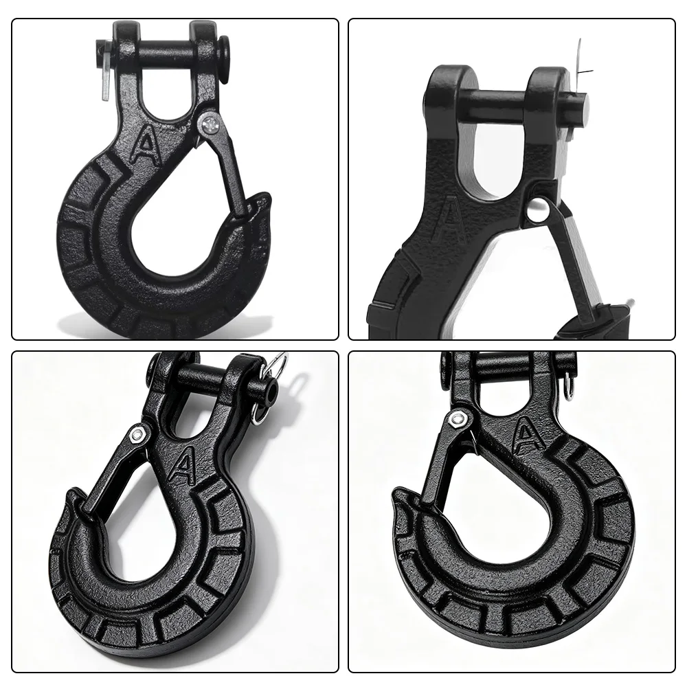 10T-16Ton Winch Hook Forged Steel Heavy Duty Clevis Slip Hook Extreme Hook for Winch Cable Ropes winch towing rope ATV UTV