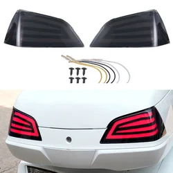 1Pair LED Rear Fender Tail light Turn Signal Lamp For Gold Wing GL1800 01-17 LED Rear Running Brake Lights Tail Lights