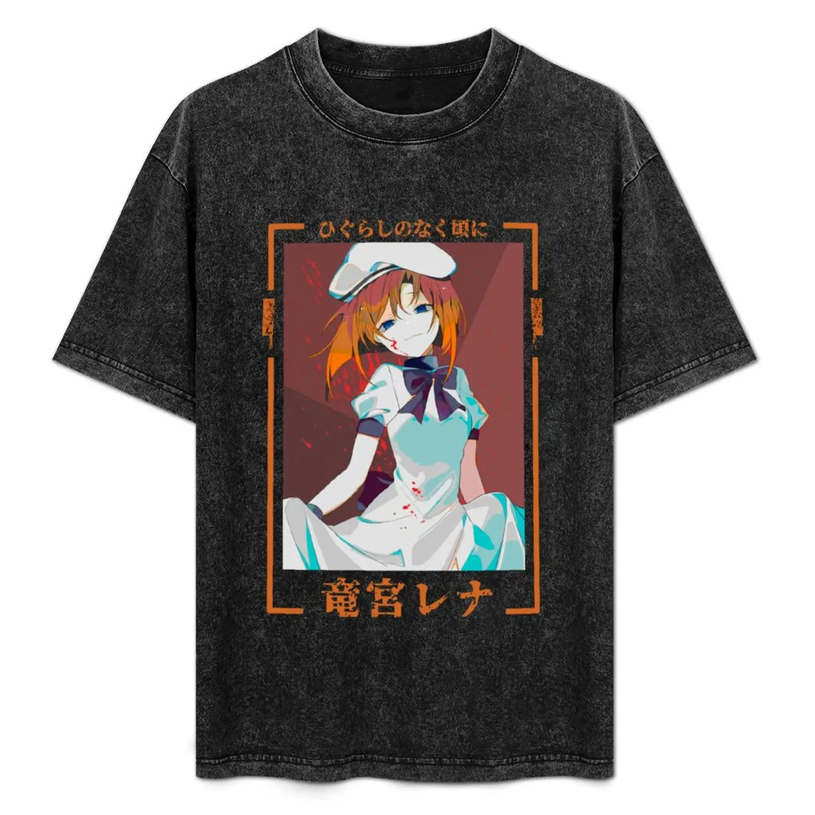 

Rena Ryuugu Insane (Higurashi When They Cry) T-Shirt Lightweight Print T-Shirt