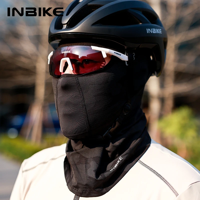 INBIKE Herren Fahrradhut Vollgesichtsmaskenabdeckung Atmungsaktiver Sonnenschutz Schnelltrocknend Radfahren Kopfbedeckung Wandern Camping Maske