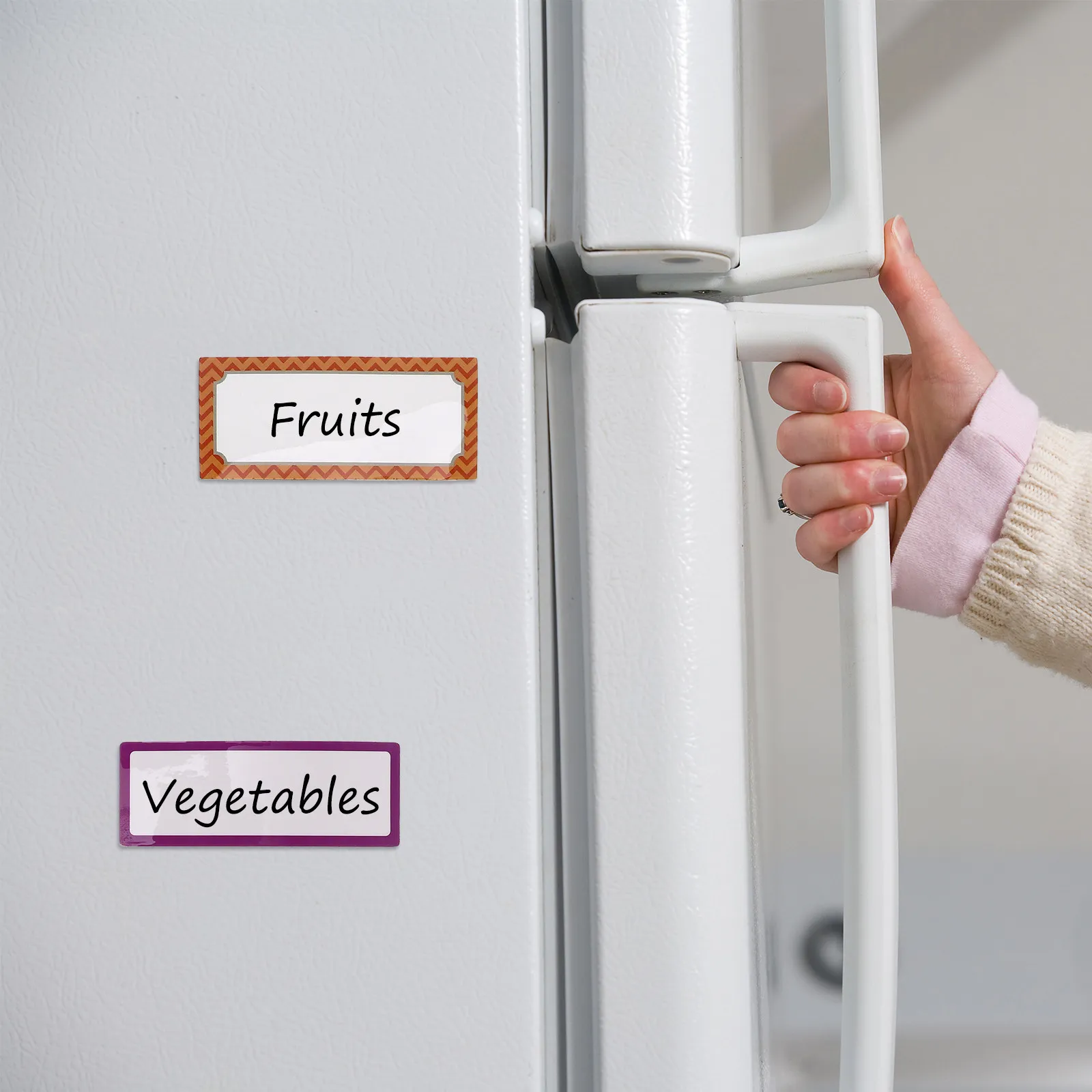 

16 шт. магнитных этикеток для сухого стирания, многоразовые именные бирки-наклейки для маркерной доски, холодильника, организации пространства в классе