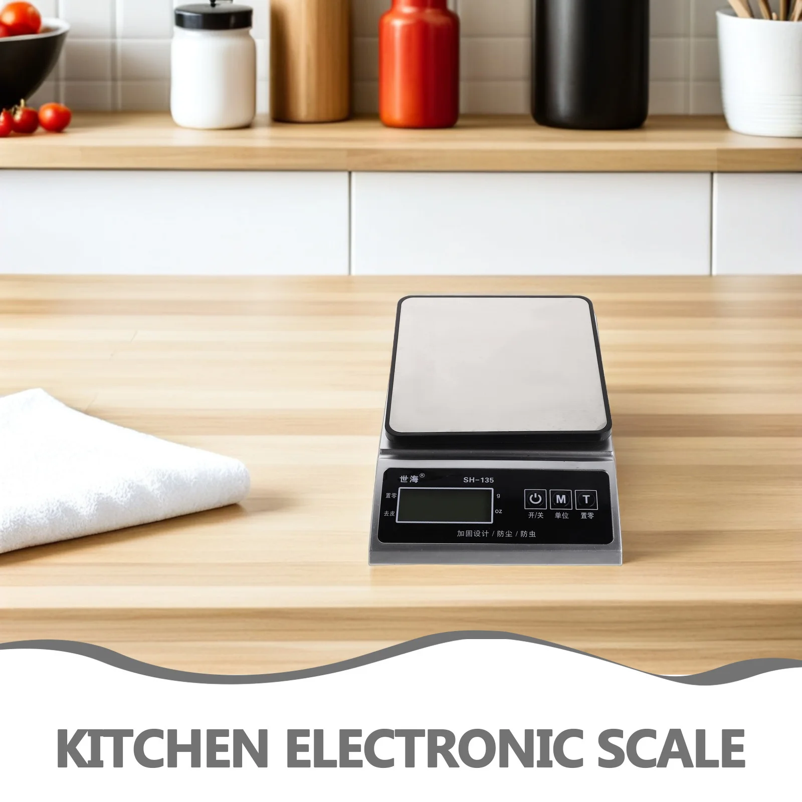 ميزان المطبخ الرقمي عالي الدقة من الفولاذ المقاوم للصدأ لإعداد وجبة الخبز، موازين الطبخ، وزن الطعام، ميزان المطبخ الرقمي