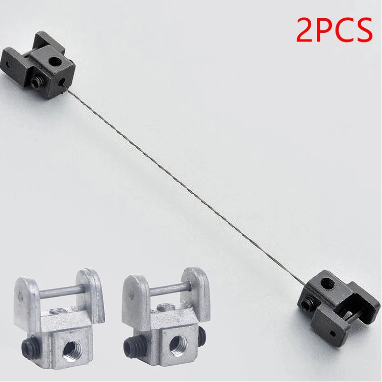 2PCS Scroll Saw Blades Holders Pin-Less Blade Clamps Upper/Lower Blade Holder Scroll Saw Blade Conversion Kit