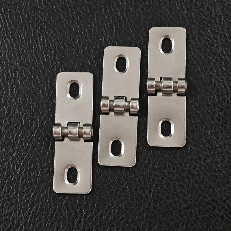 45x14MM Stainless Steel Folding Heavy Duty Hinge Cabinet Table Chair Wooden Box Concealed Hidden Hinge