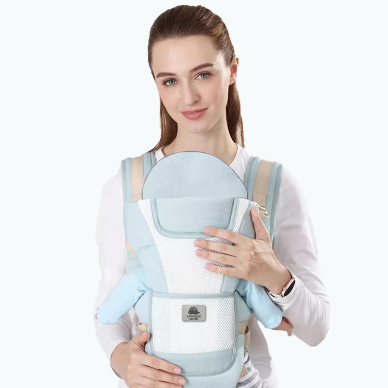 Lightweight Versatile Baby Waist Carrier Front And Back Two-Way Seat Stool for All Seasons Comfortable Baby Transport